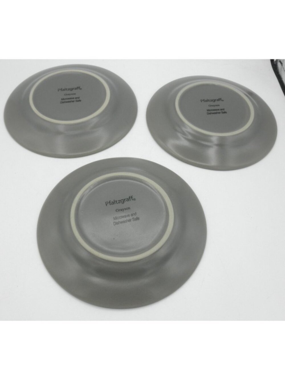 Pfaltzgraff Grayson (3) Dinner & (3) Salad Plates Set of 6 Pattern Code: PFAGRAY - Picture 8 of 12